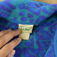 Vintage 1990s L.L. Bean All Over Print Full Zip Fleece Sweater Women's M from propervintagecanada