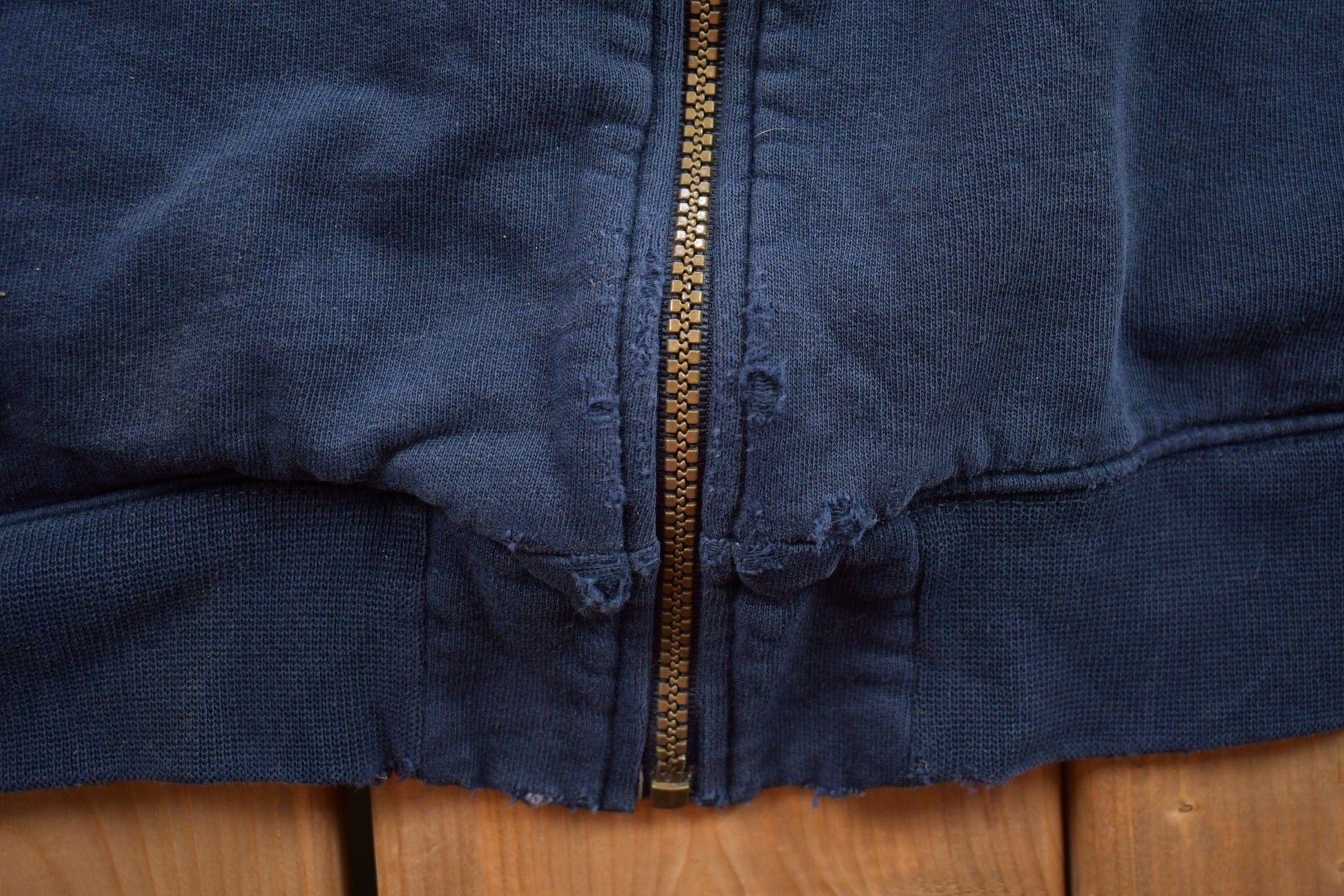 Vintage 1990s L.L. Bean Blank Zip Up Hoodie Men's MMen's Medium from propervintagecanada