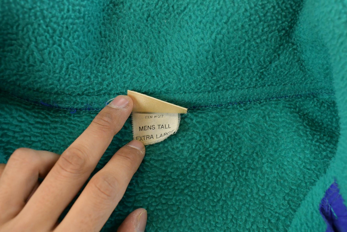 Vintage 1990s L.L. Bean Deep Pile Fleece Sweater Jacket Men's XL from propervintagecanada