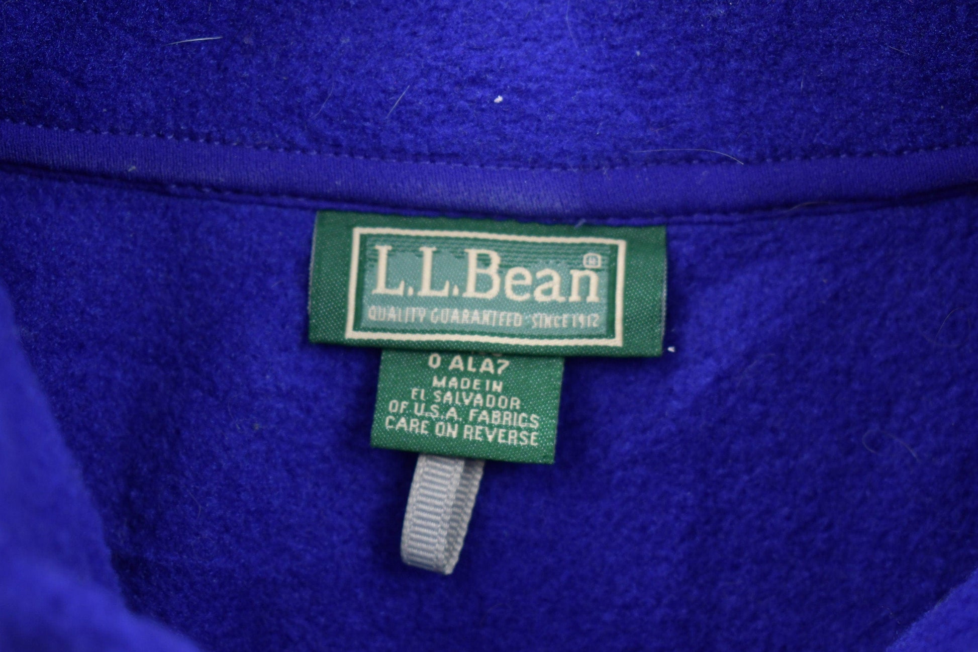Vintage 1990s L.L Bean Fleece Sweater Vest Men's XL from propervintagecanada
