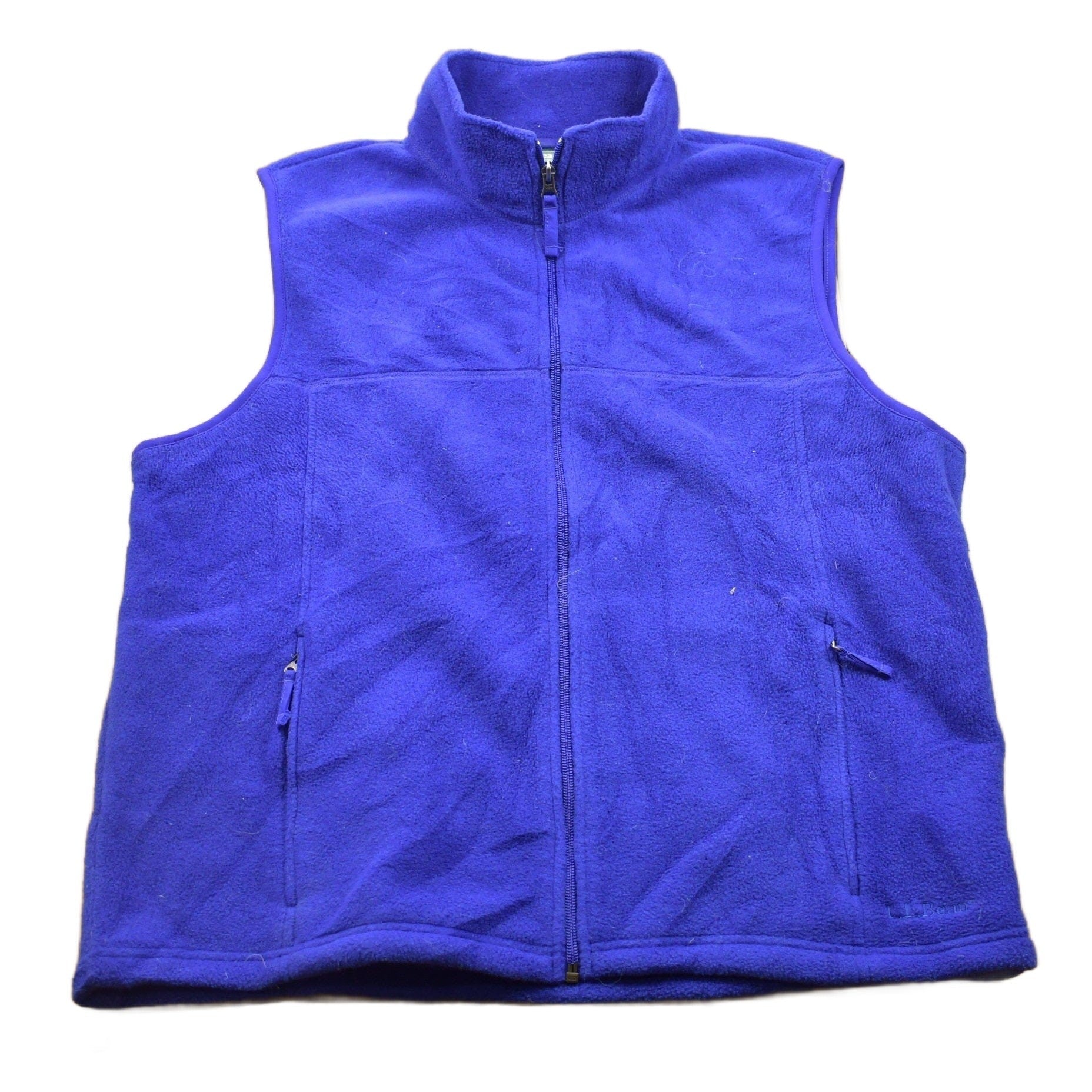 Vintage 1990s L.L Bean Fleece Sweater Vest Men's XL from propervintagecanada