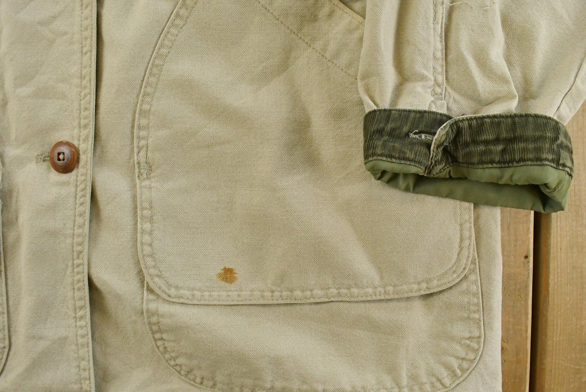 Vintage 1990s L.L. Bean Lined Barn Chore Jacket Men's L from propervintagecanada