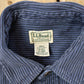 Vintage 1990s L.L. Bean Striped Button Up Shirt Men's M from propervintagecanada