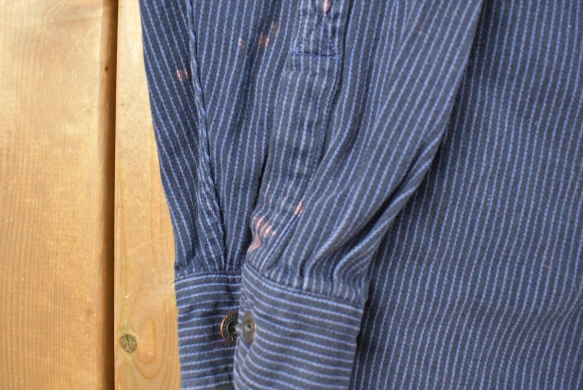 Vintage 1990s L.L. Bean Striped Button Up Shirt Men's M from propervintagecanada
