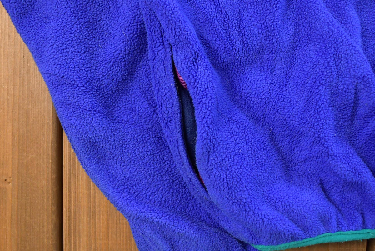 Vintage 1990s L.L. Bean T-Snap Fleece Sweater Jacket Women's L from propervintagecanada