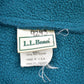 Vintage 1990s L.L. Bean Turquoise Fleece Hoodie Men's 2XS from propervintagecanada