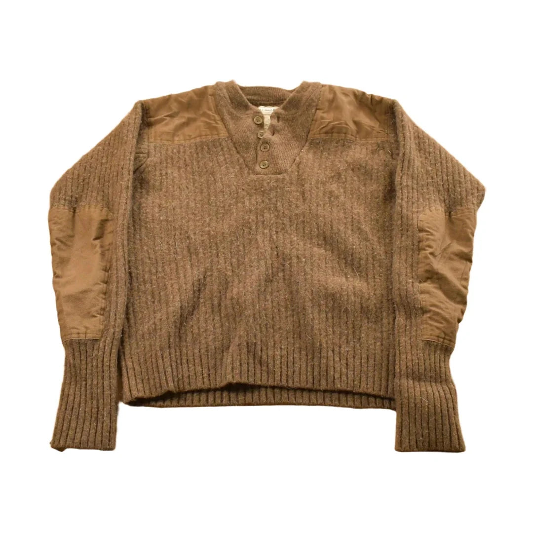 Vintage 1990s L.L. Bean Wool Knit Henley Sweater Women's S from propervintagecanada