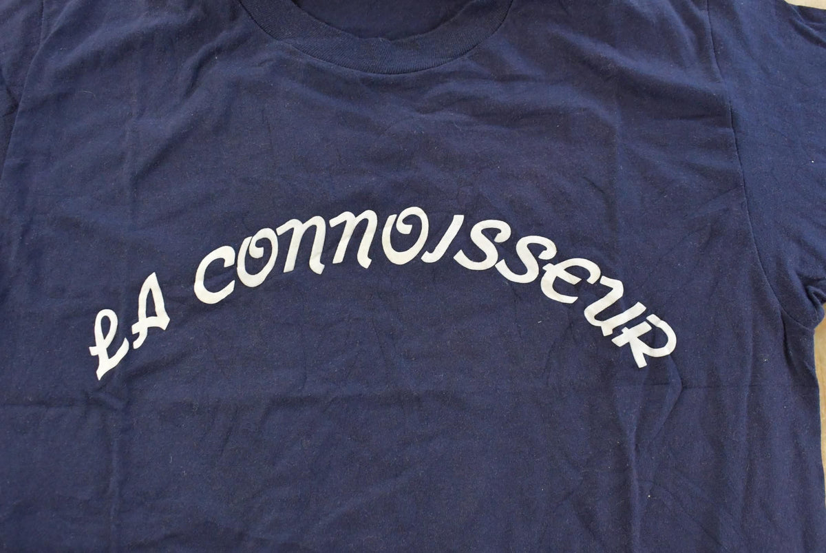 Vintage 1990s La Connoisseur Graphic T-Shirt Men's L from propervintagecanada
