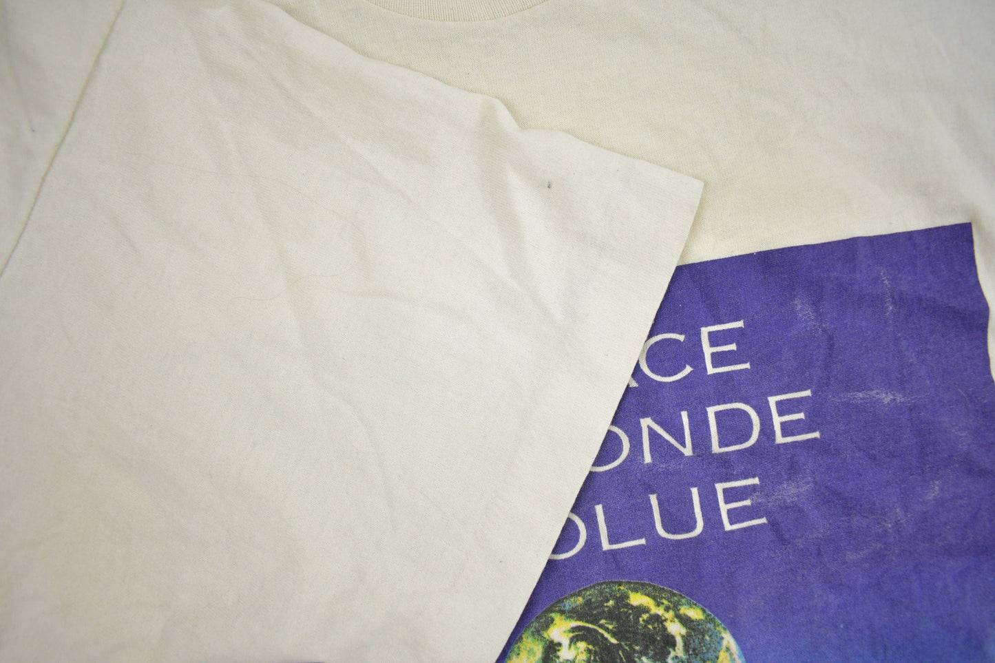 Vintage 1990s La Face Du Monde ��volue Technilab Graphic T Shirt Men's XL from propervintagecanada