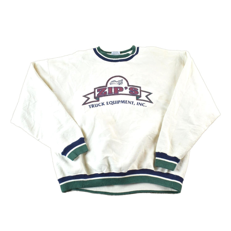Vintage 1990s LA Loving Zips Truck Equipment Inc Souvenir Crewneck Sweatshirt Men's XL from propervintagecanada