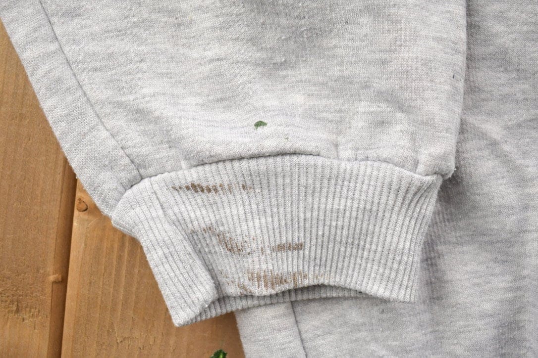 Vintage 1990s LA Speedy Blank Grey Crewneck Sweatshirt Men's 2XL from propervintagecanada