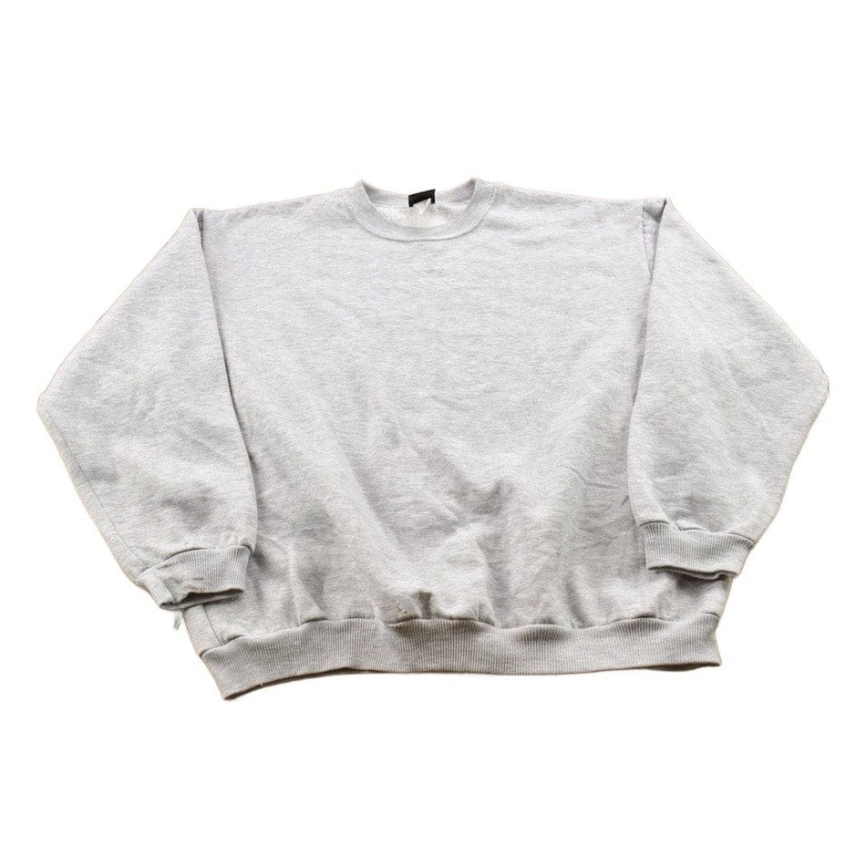 Vintage 1990s LA Speedy Blank Grey Crewneck Sweatshirt Men's 2XL from propervintagecanada