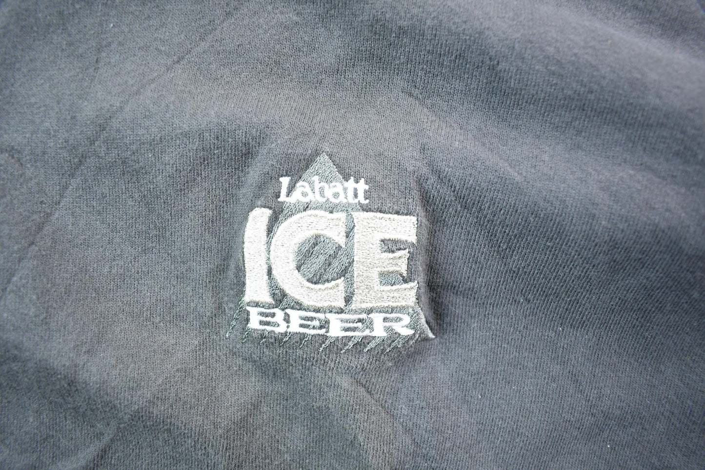 Vintage 1990s Labatt Ice Beer Hanes Ultimate Cotton Crewneck Sweatshirt Men's XL from propervintagecanada