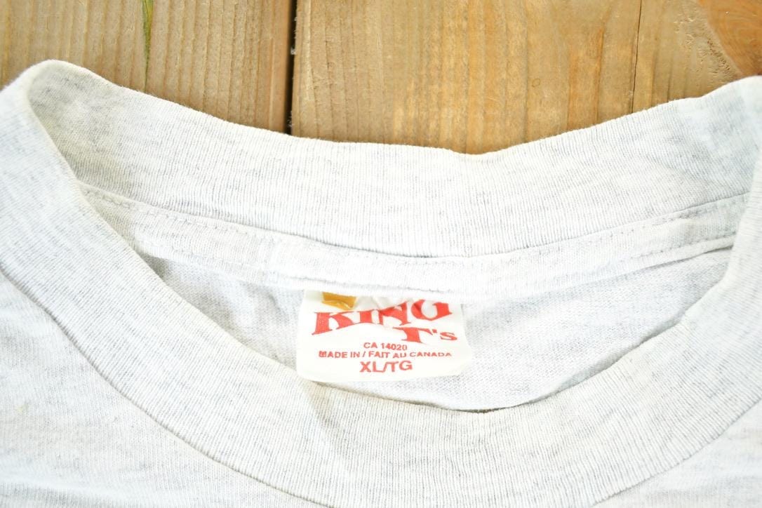 Vintage 1990s Labour Day Classic Souvenir Single Stitch Graphic Print T-Shirt Men's XL from propervintagecanada