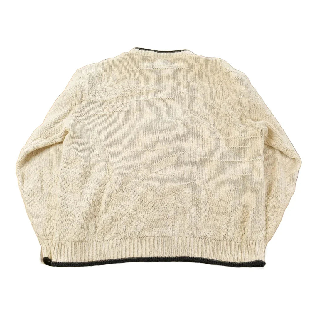 Vintage 1990s Labrador Dog Puppy Graphic Knit Crewneck Sweatshirt Men's XL from propervintagecanada