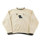 Vintage 1990s Labrador Dog Puppy Graphic Knit Crewneck Sweatshirt Men's XL from propervintagecanada