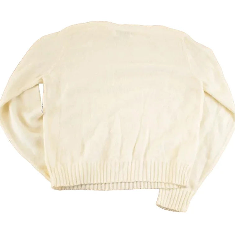 Vintage 1990s Lacoste Haymaker Knit Crewneck Sweater Women's M from propervintagecanada