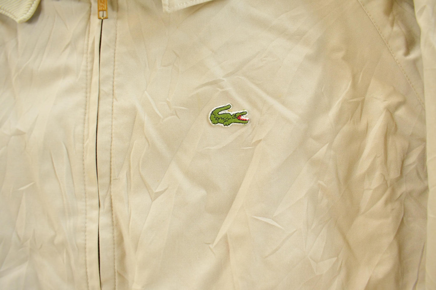 Vintage 1990s Lacoste Izod Full Zip Windbreaker Jacket Men's Large from propervintagecanada
