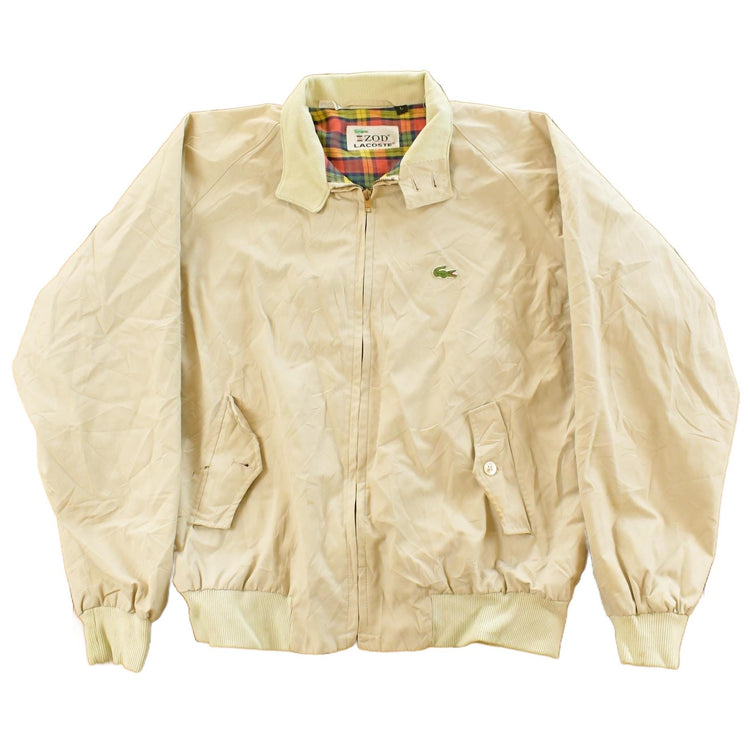 Vintage 1990s Lacoste Izod Full Zip Windbreaker Jacket Men's Large from propervintagecanada
