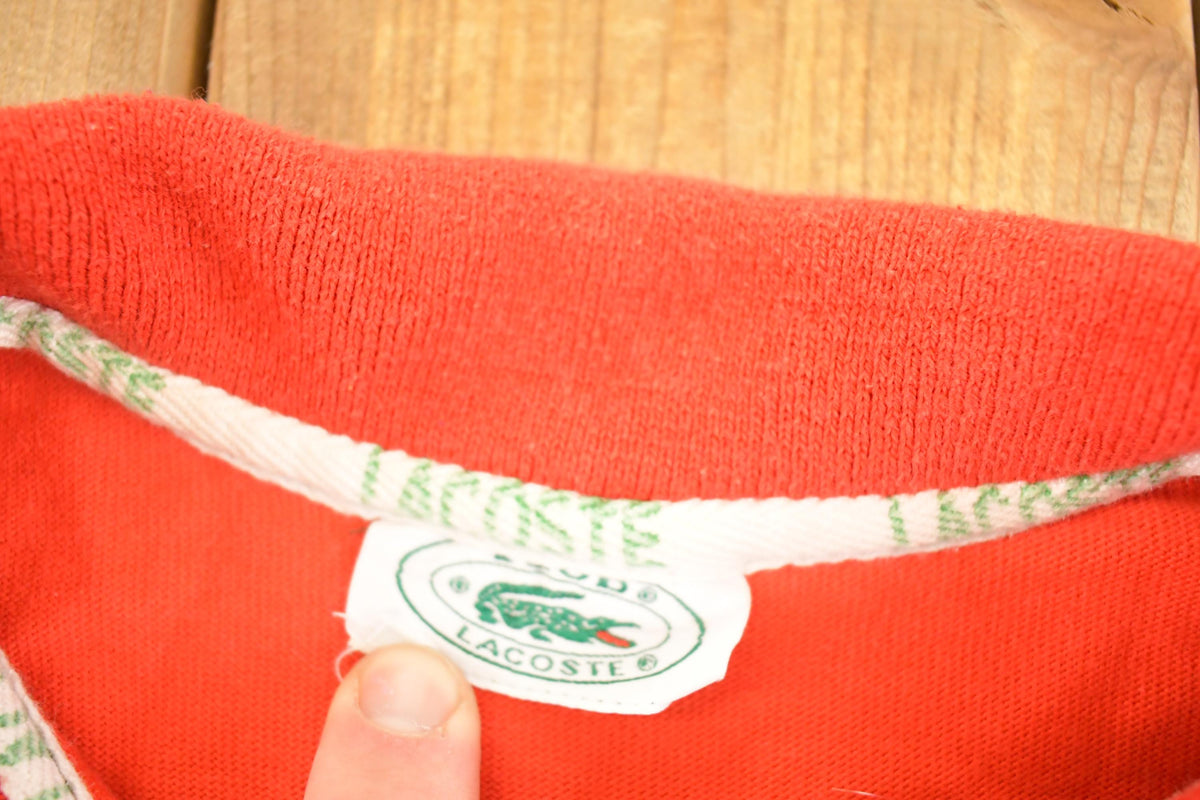 Vintage 1990s Lacoste Izod Rugby Quarter Button Shirt Men's S from propervintagecanada