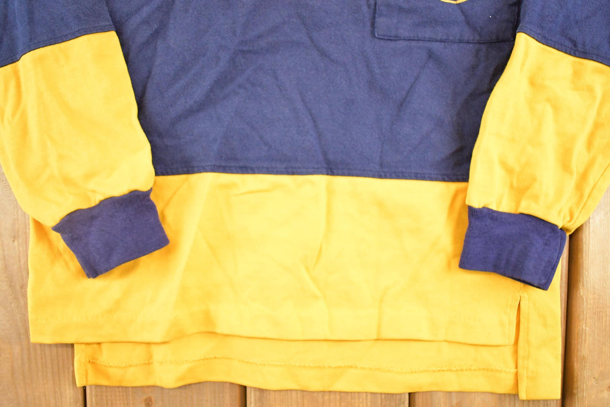 Vintage 1990s Lacoste Izod Rugby Quarter Button Shirt Men's S from propervintagecanada
