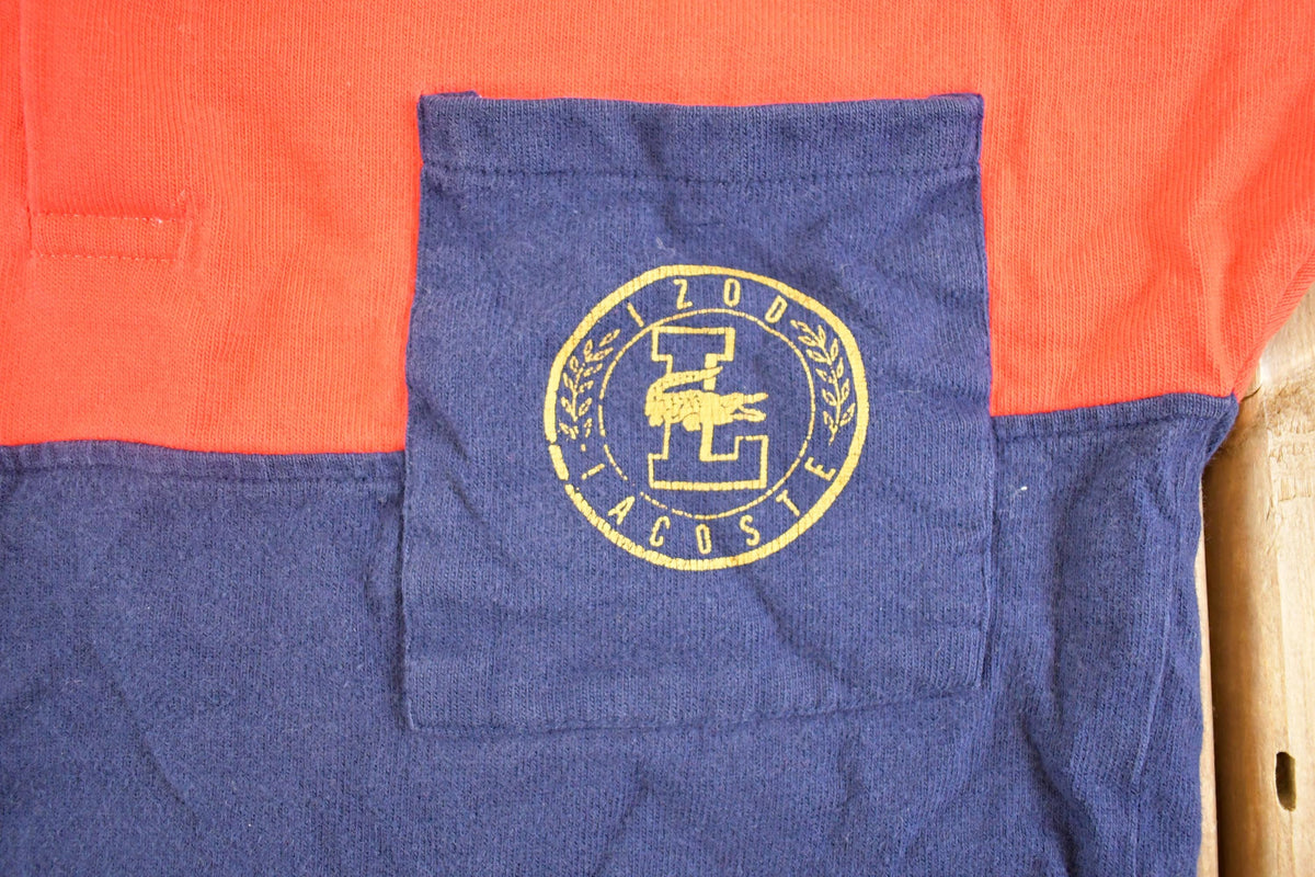 Vintage 1990s Lacoste Izod Rugby Quarter Button Shirt Men's S from propervintagecanada