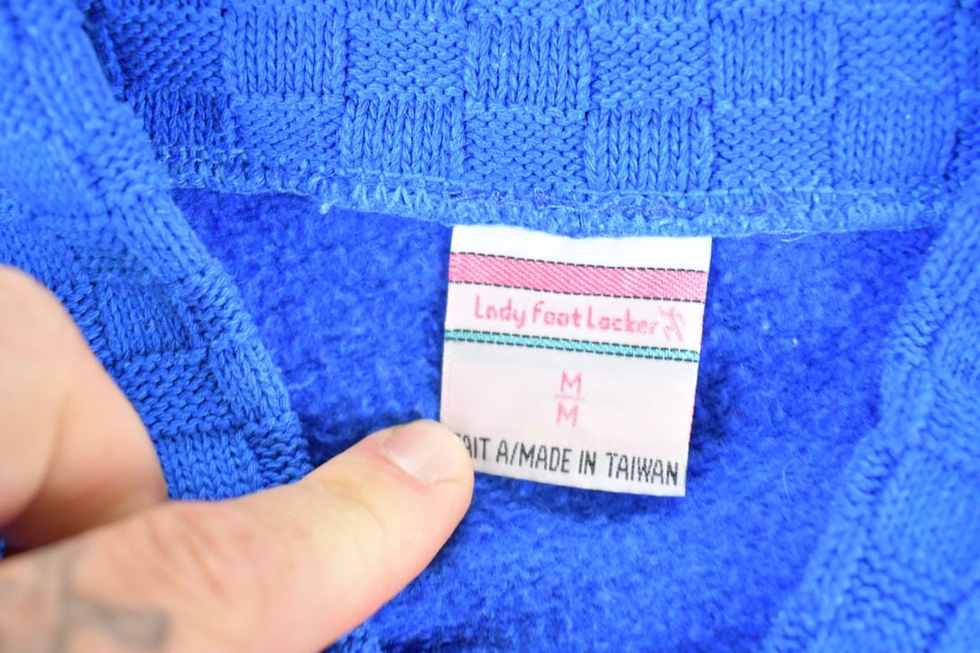 Vintage 1990s Lady Foot Locker Knit V Neck Sweater Womens M from propervintagecanada