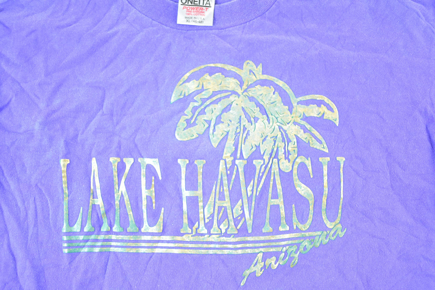 Vintage 1990s Lake Havasu Arizona Souvenir T-Shirt Mens XL from propervintagecanada