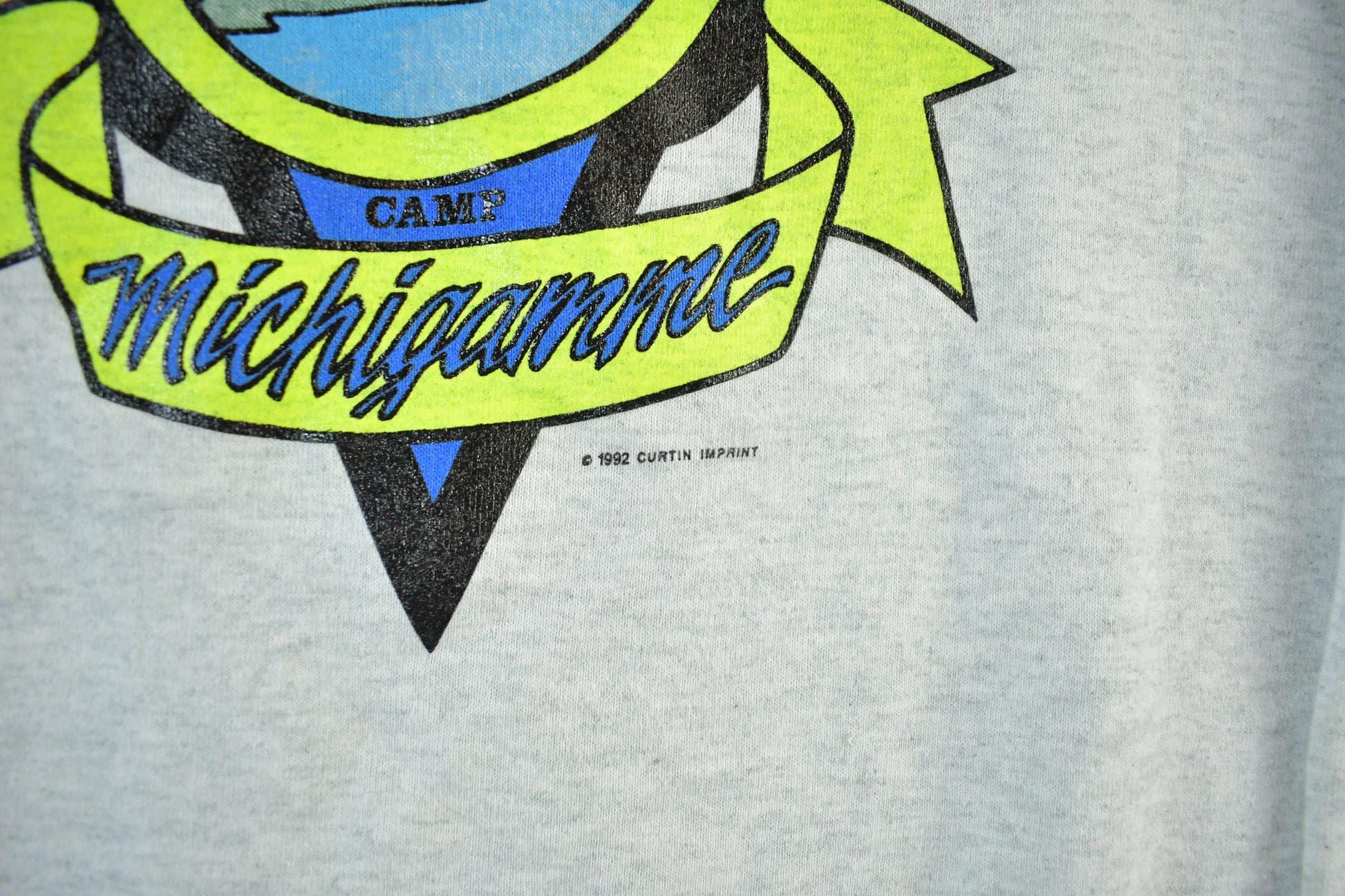 Vintage 1990s Lake Michigamme Crewneck Sweatshirt Men's 2XL from propervintagecanada