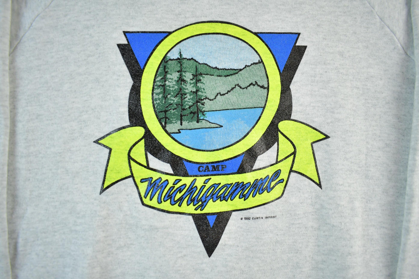 Vintage 1990s Lake Michigamme Crewneck Sweatshirt Men's 2XL from propervintagecanada