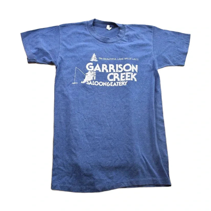 Vintage 1990s Lake Mille Lacs Garrison Creek Saloon & Eatery Souvenir T Shirt from propervintagecanada