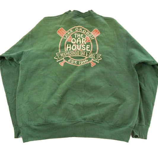 Vintage 1990s Lake Okoboji Oar House bar Crewneck Sweatshirt Men's XL / Streetwear Souvenir Sweater / Made In USA from propervintagecanada