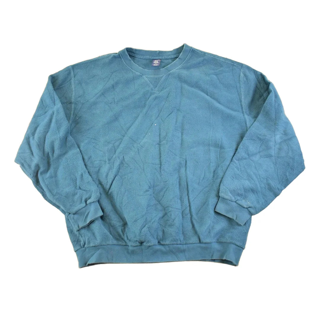 Vintage 1990s Lands End Chunky Souvenir Crewneck Sweatshirt Men's XL from propervintagecanada