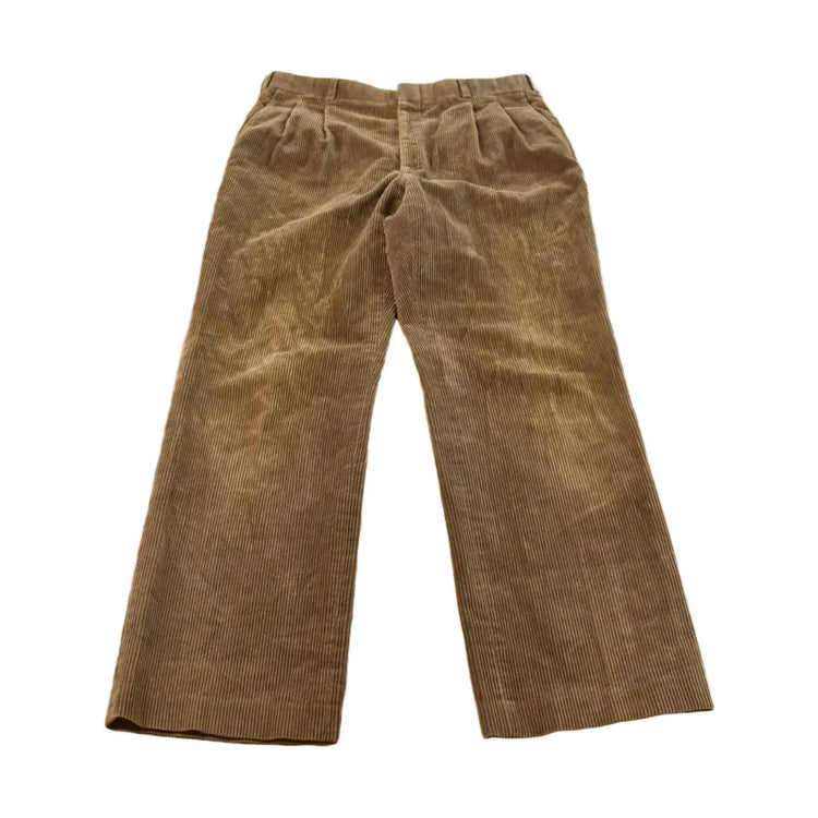 Vintage 1990s Lands End Corduroy Pants Men's 33 x 31 from propervintagecanada