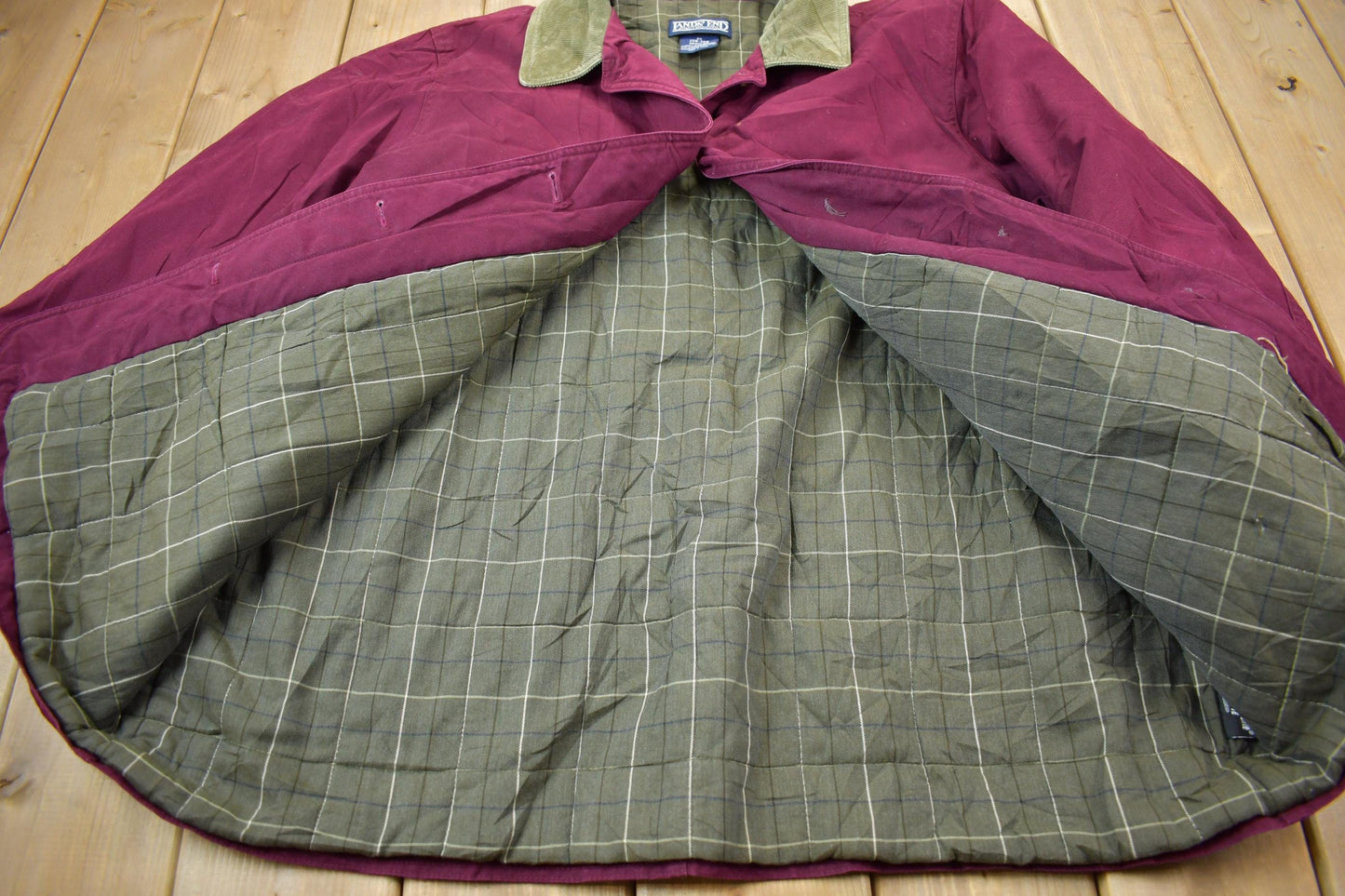 Vintage 1990s Lands End Field Jacket Women's 2XL from propervintagecanada