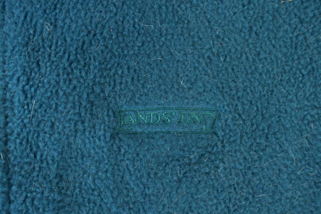 Vintage 1990s Lands End Fleece Outdoorsman Sweater Men's XL from propervintagecanada