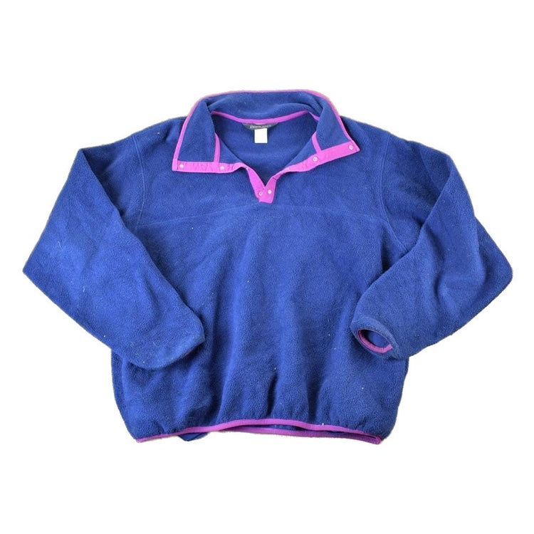 Vintage 1990s Lands End Fleece Outdoorsman Sweater Mens L from propervintagecanada