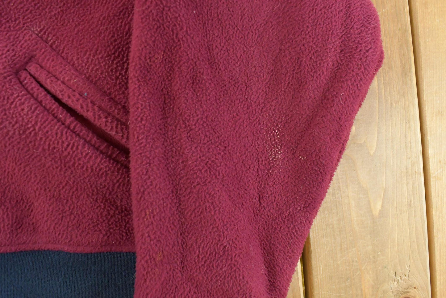 Vintage 1990s Lands End Fleece Snap On Sweater Jacket Men's XL from propervintagecanada