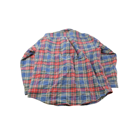 Vintage 1990s Lands End Plaid Flannel Shirt Men's Medium from propervintagecanada