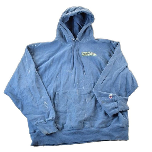 Vintage 1990s Landscaping Champion Premium Reverse Weave Hoodie Sweatshirt Mens XXL from propervintagecanada