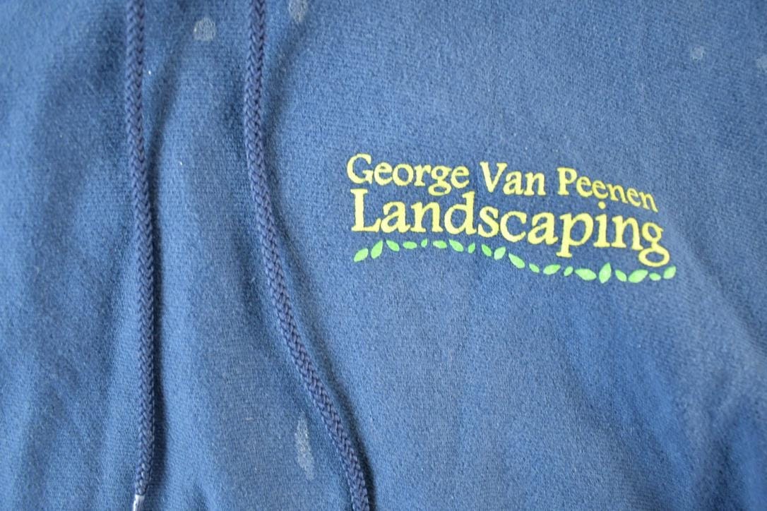 Vintage 1990s Landscaping Champion Premium Reverse Weave Hoodie Sweatshirt Mens XXL from propervintagecanada