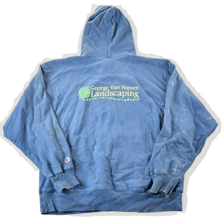 Vintage 1990s Landscaping Champion Premium Reverse Weave Hoodie Sweatshirt Mens XXL from propervintagecanada