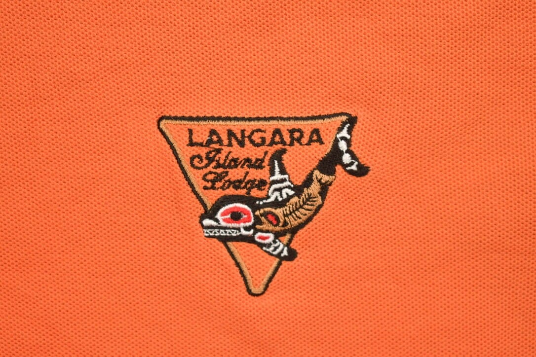 Vintage 1990s Langara Island Lodge Patagonia Polo Shirt Men's Large from propervintagecanada