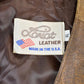 Vintage 1990s Lariat Leather Perfectly Distressed Western Cowboy Vest Men's XL from propervintagecanada