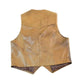 Vintage 1990s Lariat Leather Perfectly Distressed Western Cowboy Vest Men's XL from propervintagecanada