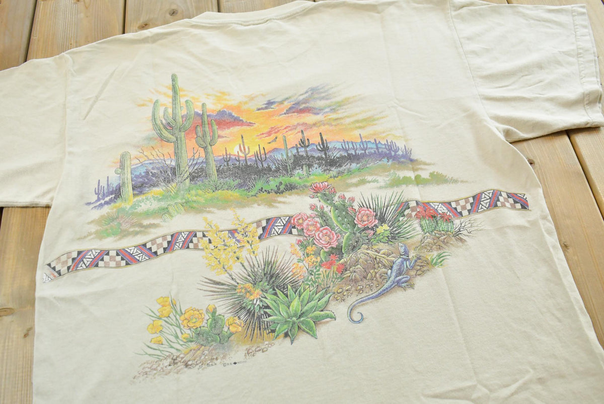 Vintage 1990s Las Vegas Desert Sunset T-Shirt Mens XL from propervintagecanada