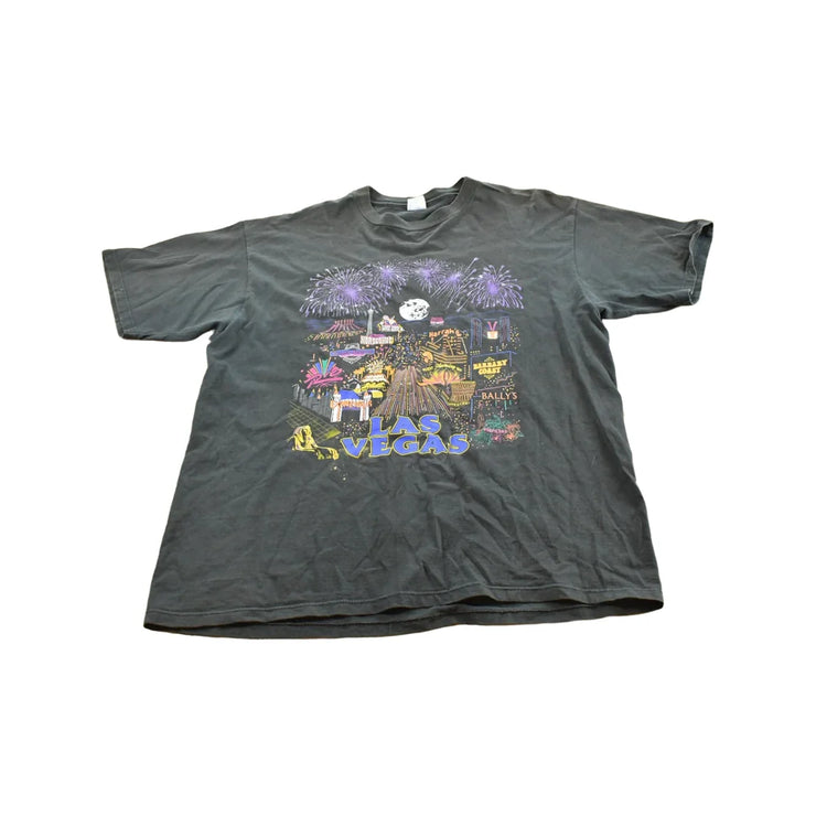 Vintage 1990s Las Vegas Nevada Casino Strip Souvenir Travel T-Shirt Men's XL from propervintagecanada