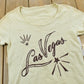 Vintage 1990s Las Vegas Souvenir Baby Tee T-Shirt Women's S from propervintagecanada