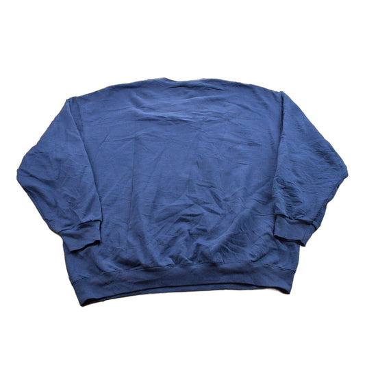 Vintage 1990s Laura Trayser Peace Theme Crewneck Sweater Men's 2XL from propervintagecanada