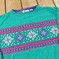 Vintage 1990s Lauren Brooke Snowflake Theme Sweater Women's XL from propervintagecanada